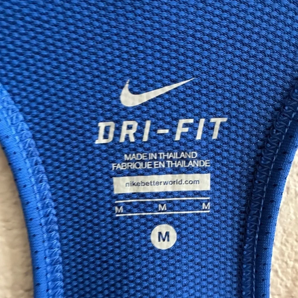 Nike Women's Royal Blue Tank Top M